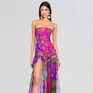 Nicole Silk Chiffon Dress from Retrofete